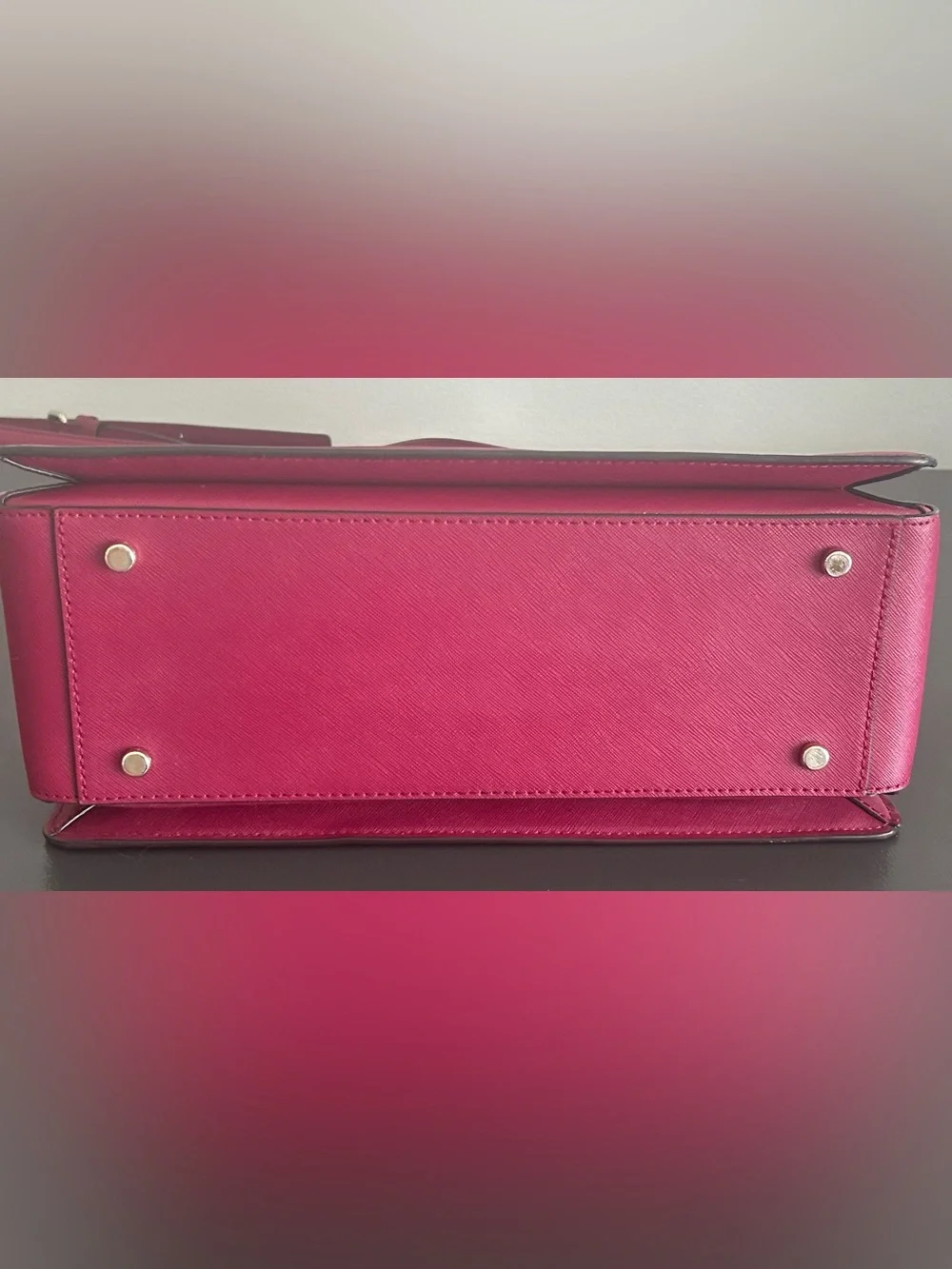 Kate Spade Cameron Pink Saffiano Leather Satchel Crossbody Top Handle Bag